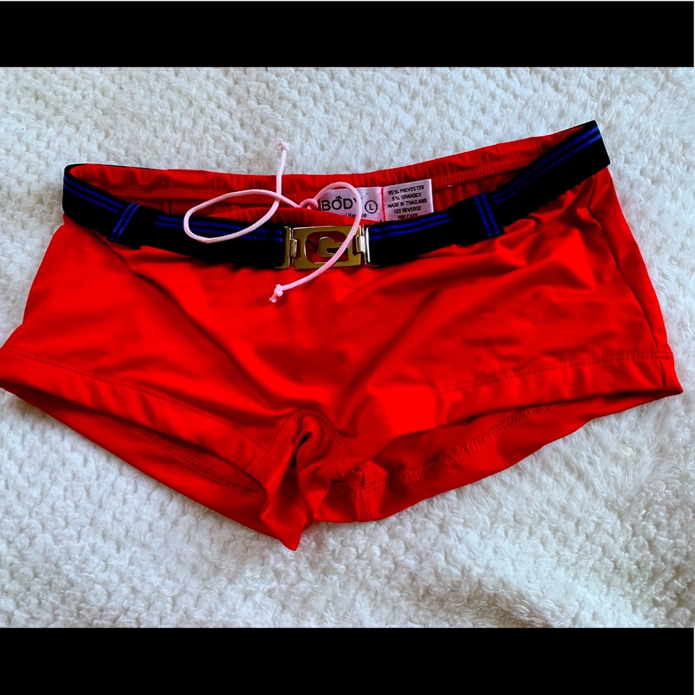 Body swimsuit, size L (red)
